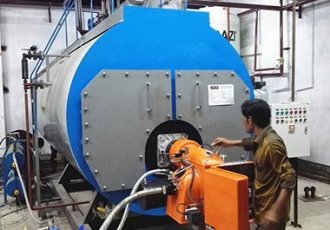2 Sets 2T/h Heavy Oil Fired Steam Boiler in Bangladesh