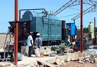 2T/h EPCB China Biomass Fired Steam Boiler in Ghana