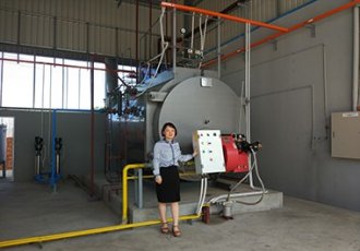 4T/h EPCB Industrial Oil and Gas Fired Steam Boiler in Myanmar