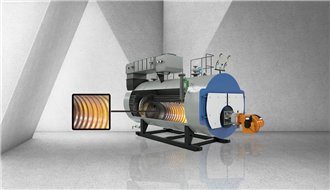 Special steam boiler for textile industry