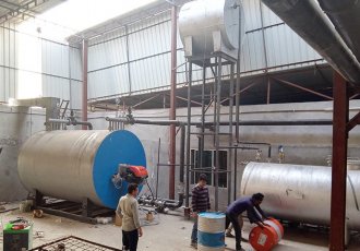 120×10^4 Kcal/h Natural Gas Fired Thermal Oil Boiler in Bangladesh