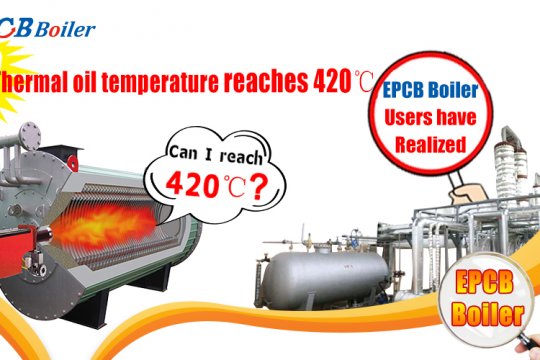 Can Thermal Oil Boiler's Temperature Reach 420℃?  EPCB Boiler Users have Realized