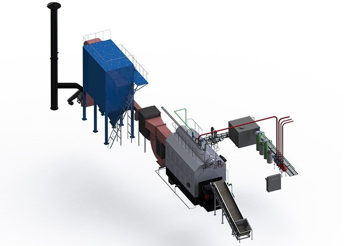 EPCB Double Drums Steam Boiler | Biomass Fired Steam Boiler for ...